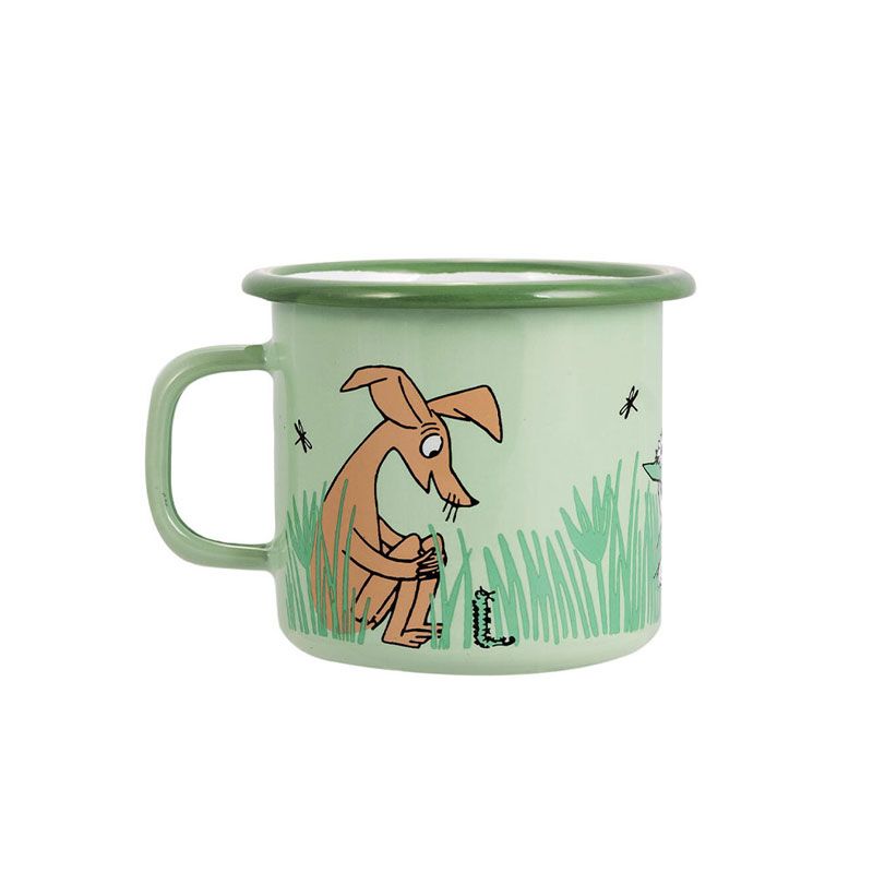 Moomin by Muurla - Emaljekopp 2.5 dl - I hagen grønn