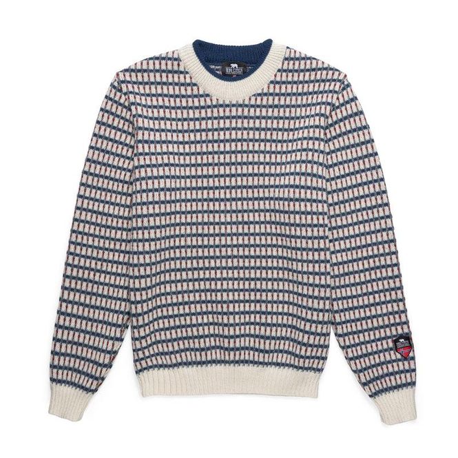 Hovedbilde Norlender - Hammerfest genser - Offwhite/blå