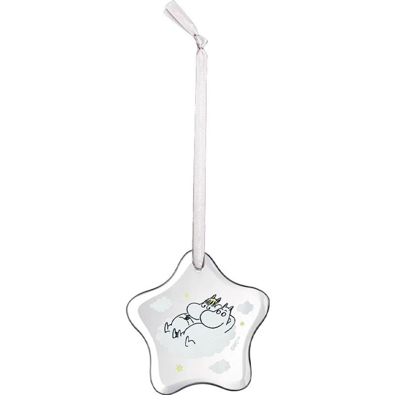 Moomin by Muurla - Glassdekorasjon - Snorkfrøken & Mummitrollet