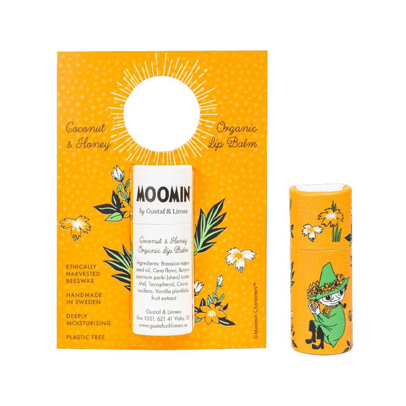 Moomin by Gustaf & Linnea - Organic Lip Balm - Coconut & Honey