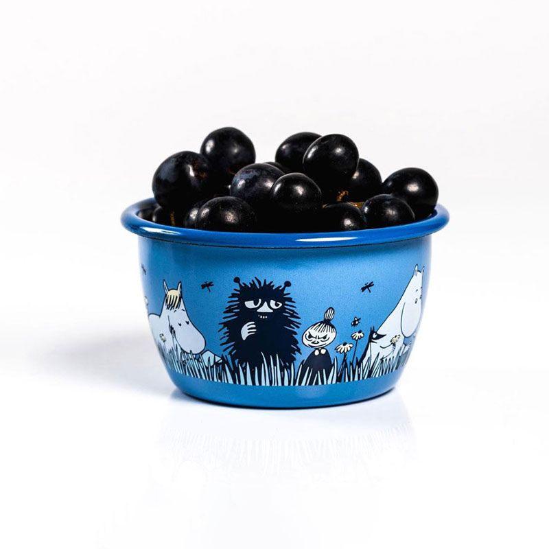 Moomin by Muurla - Emaljebolle 3 dl - Venner blå