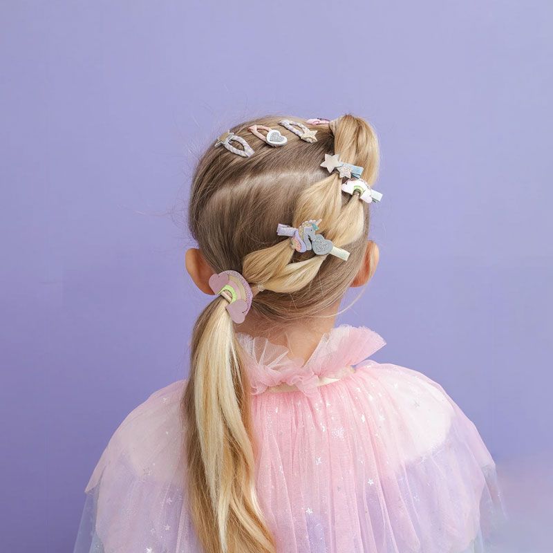 Mimi & Lula - 5 Mini Hårspenner - Dreamy Unicorn