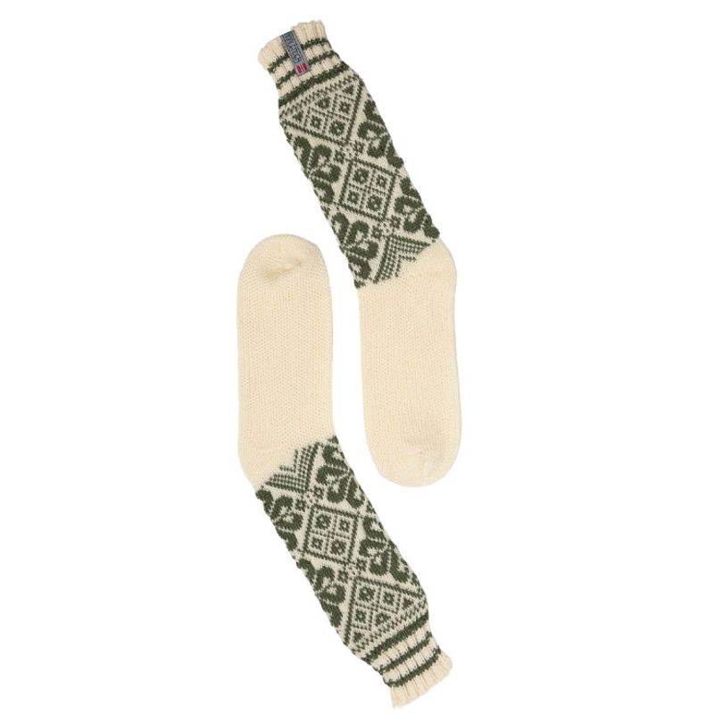 Norlender - Selbu sokker unisex - Grønn