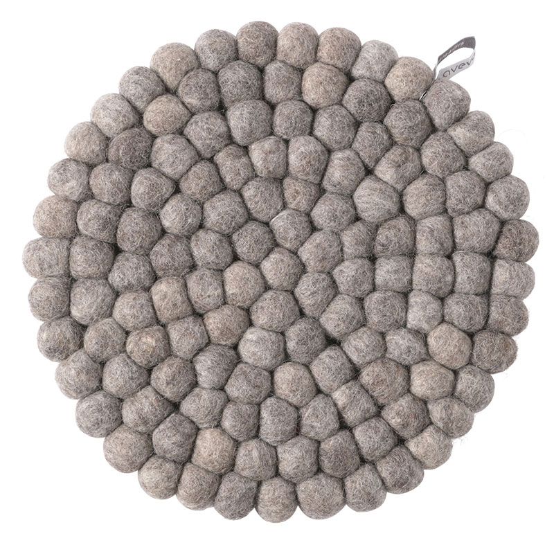 Aveva - Gryteunderlag rund stor - Raw Nature