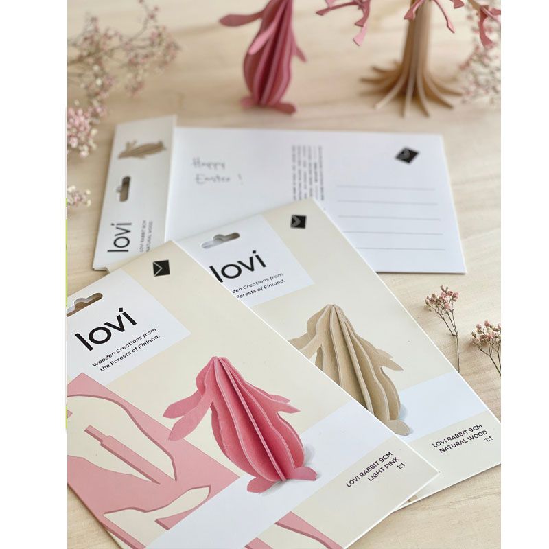 Lovi - Kanin 9 cm - Light Pink