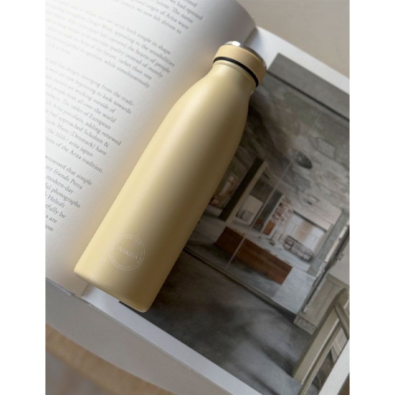 AYA&IDA - Drinking Bottle 500 ml - Dusty Yellow