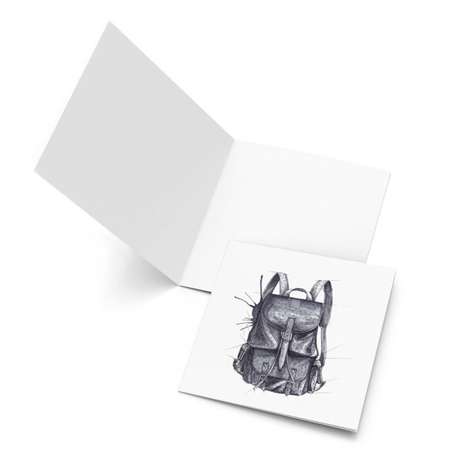 Hovedbilde Emmeselle - Kunstkort 10 cm - Ryggsekk