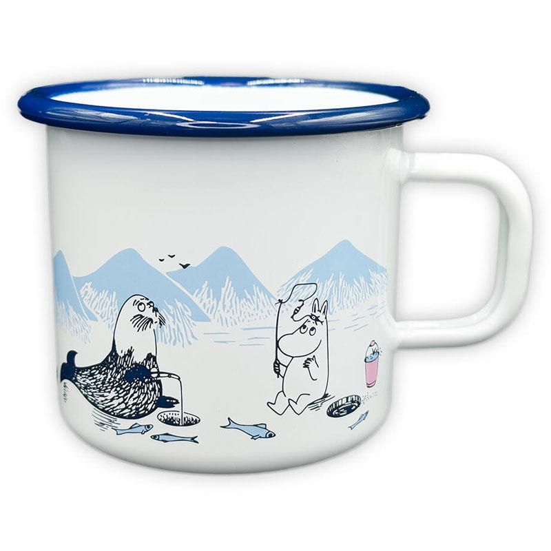 Moomin by Muurla - Emaljekopp 3.7 dl - Vinterfiske