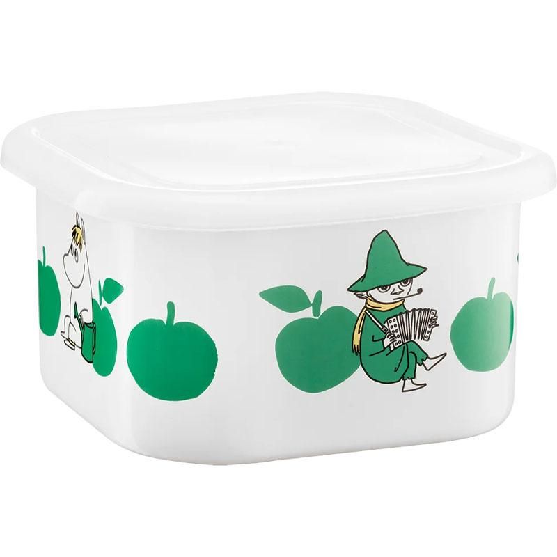 Moomin by Muurla - Emaljekrukke med lokk 1,5 L - Epler