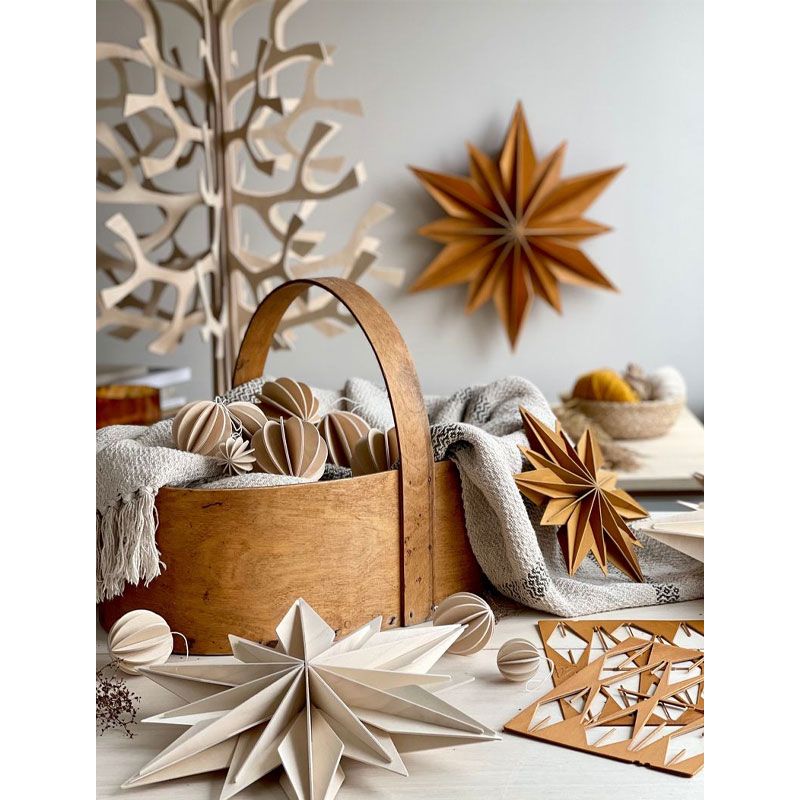 Lovi - Dekorstjerne 36 cm - Honey Yellow