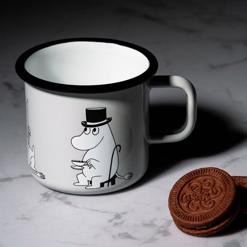 Moomin by Muurla - Emaljekopp 3.7 dl - Mummipappa retro