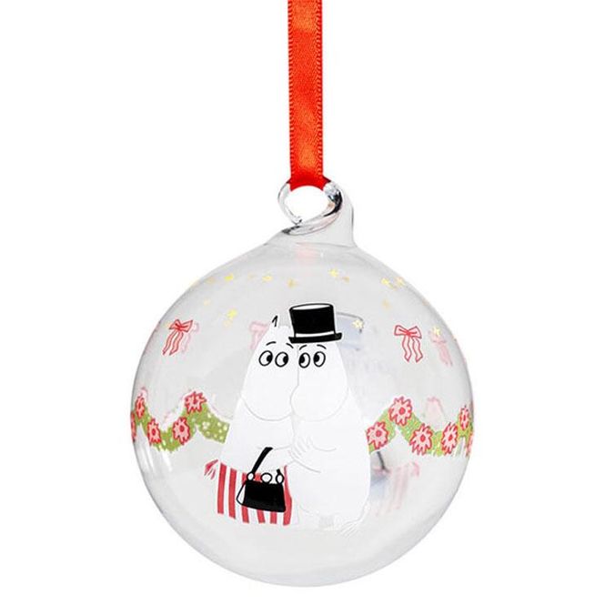 Hovedbilde Moomin by Muurla - Julekule 7 cm - Krans