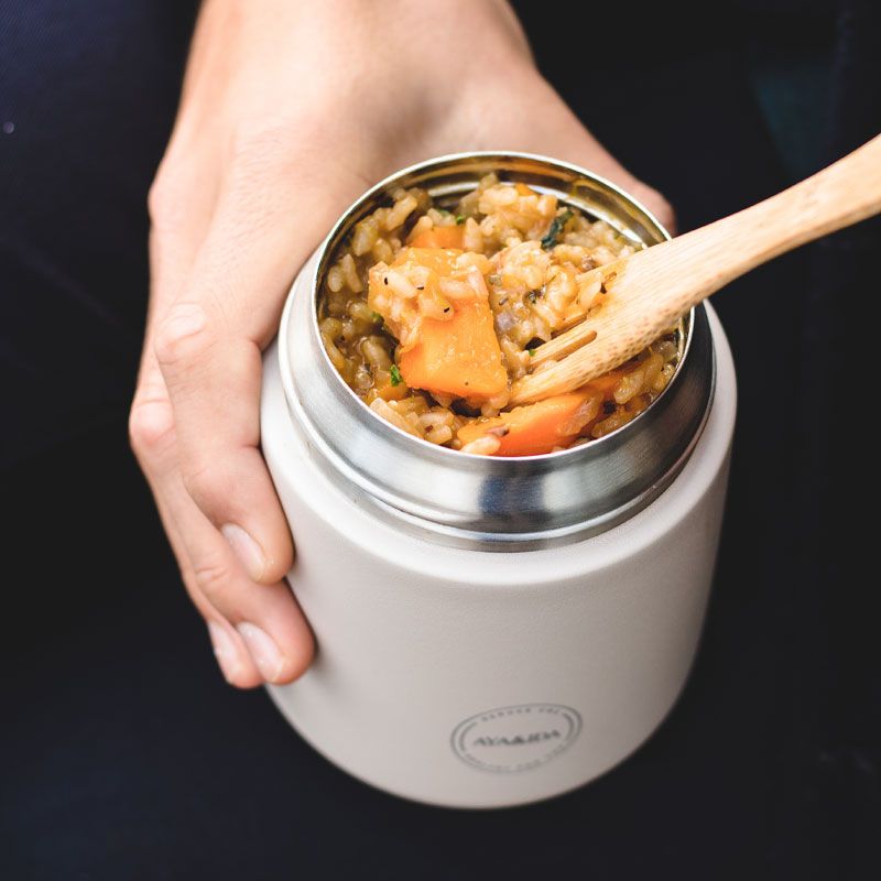 AYA&IDA - Food'ie Lunch Box 500 ml - Cream Beige