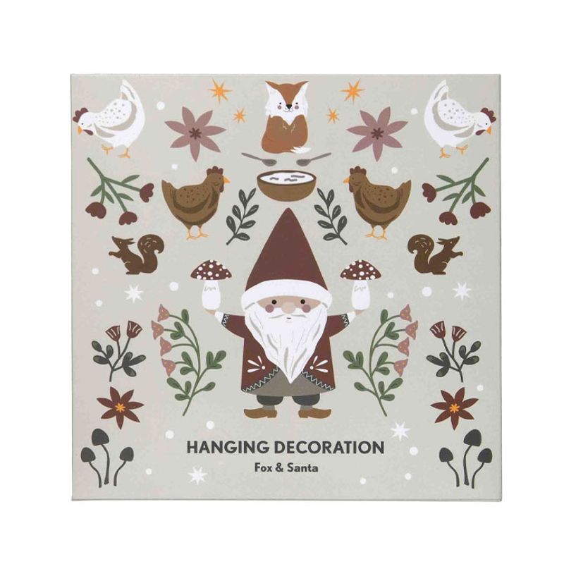 Pluto Design - Hengedekorasjon - Fox & Santa