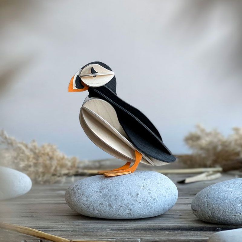 Lovi - Lundefugl 10 cm - Black Mix