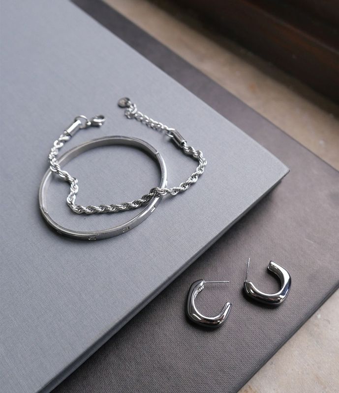 A&C - Hoops Soft Square - Steel