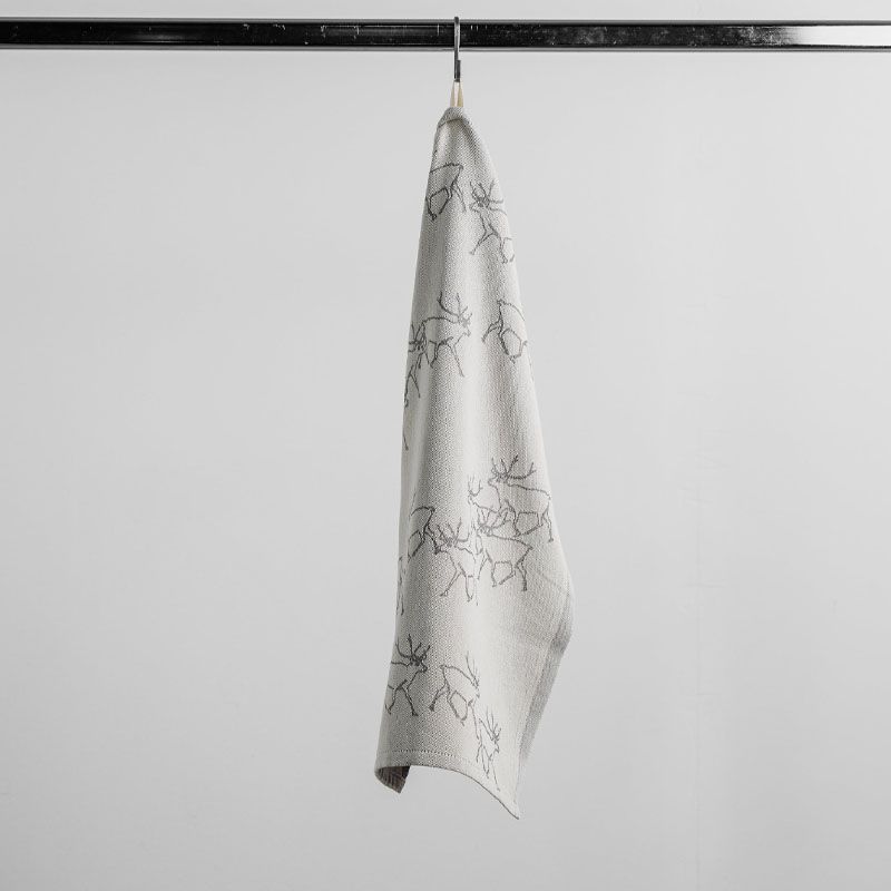 Vevstua - Håndkle 50x75 cm - Rein grå