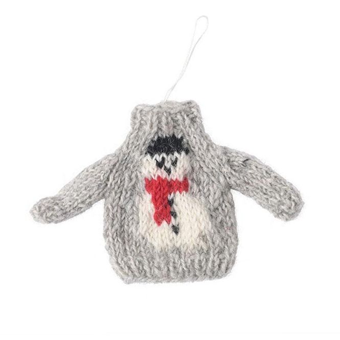 Hovedbilde Aveva - Little Hangings - Knitted sweater snowman