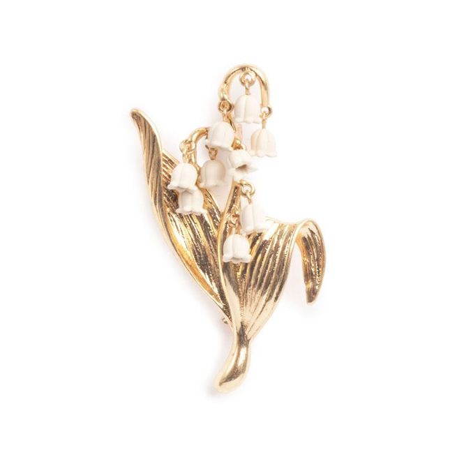 Hovedbilde A&C - Vintage Leaves brosje