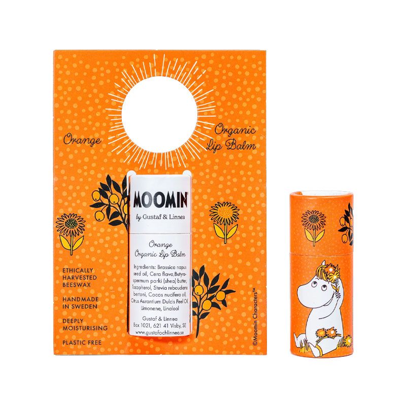 Moomin by Gustaf & Linnea - Organic Lip Balm - Orange