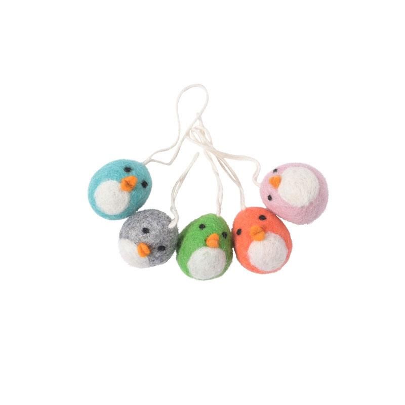 Aveva - Little Hangings 5-pk - Baby birds 2
