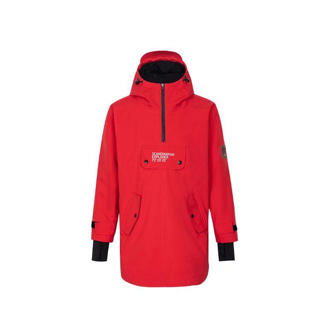 Hovedbilde Scand. Ex. - Regnponcho barn - Rød