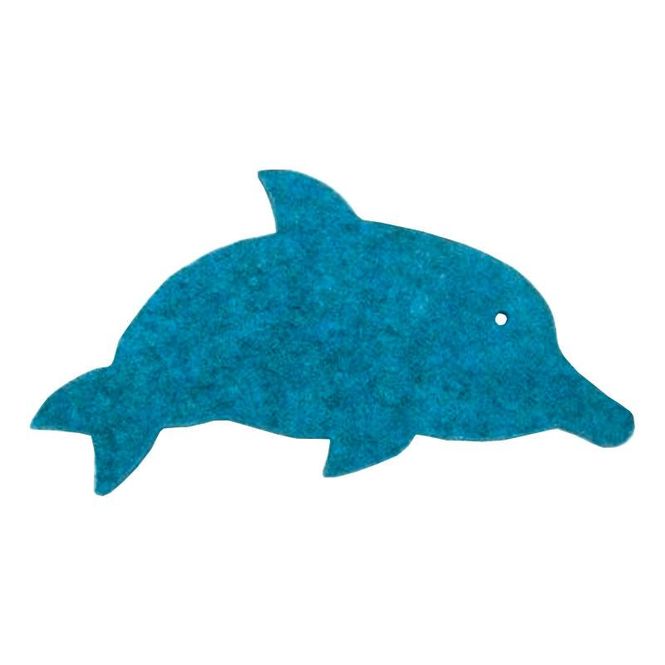 Hovedbilde Ullcentrum - Gryteunderlag tovet - Delfin turkis