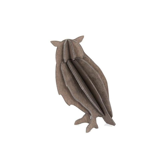 Hovedbilde Lovi - Ugle 9.5 cm - Grey