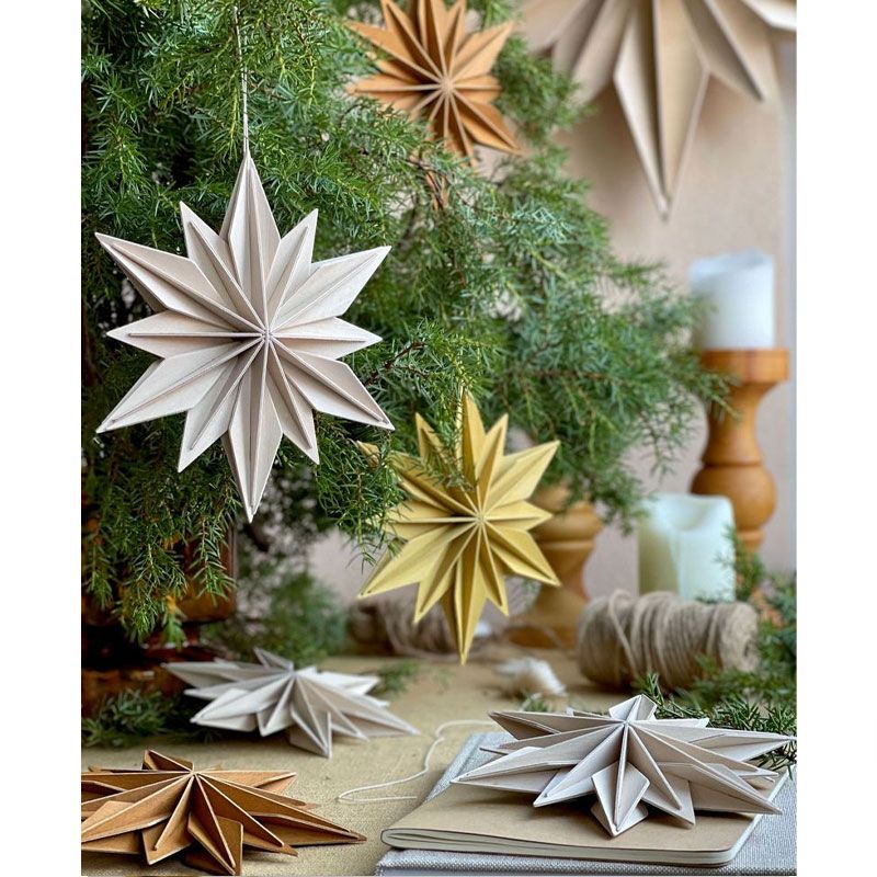 Lovi - Dekorstjerne 15 cm - Translucent White