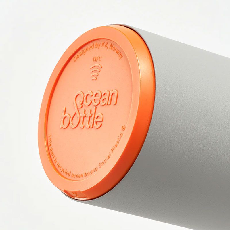 Ocean Bottle Original 1000 ml - Rock Grey