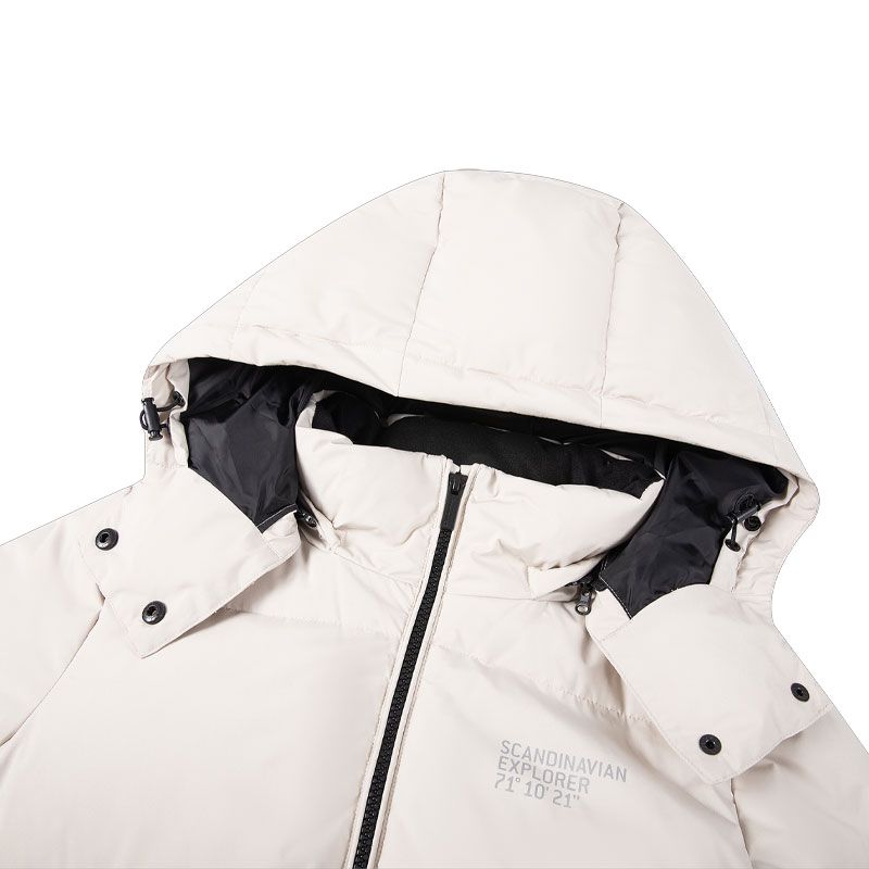 Scand. Ex. - Dunjakke vinter mid lang dame - Beige