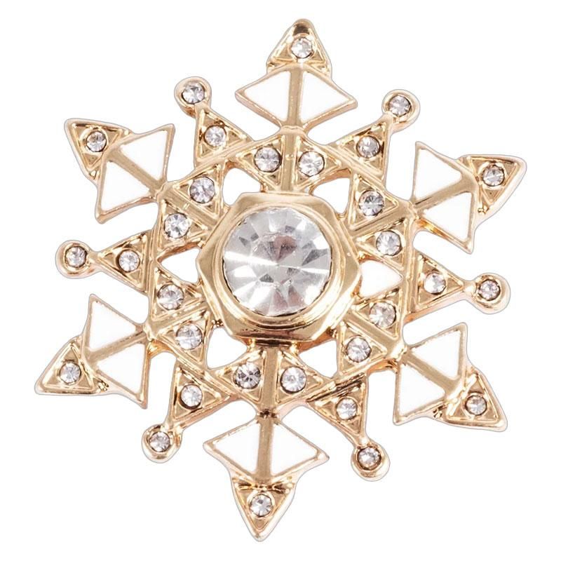 A&C - Snowflake liten brosje - G