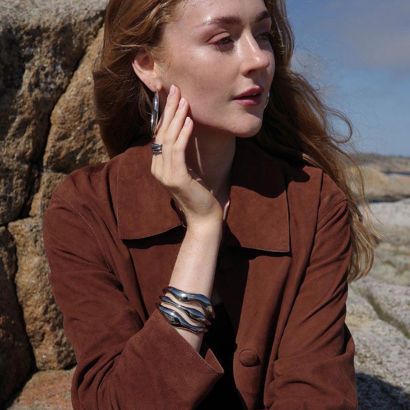 A&C - Big Waves ring - S