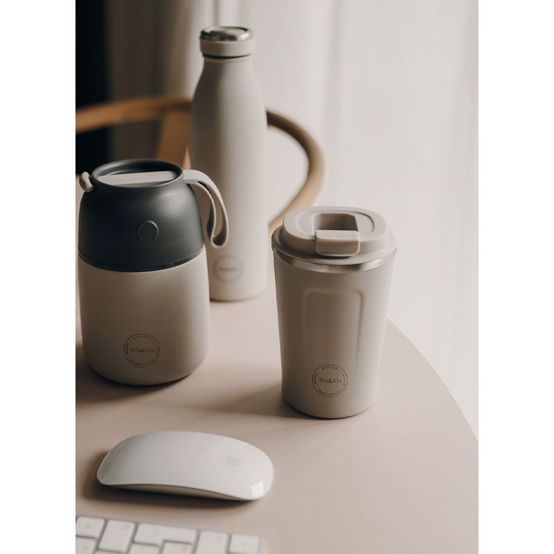 AYA&IDA - Cup2Go 380 ml - Cream Beige