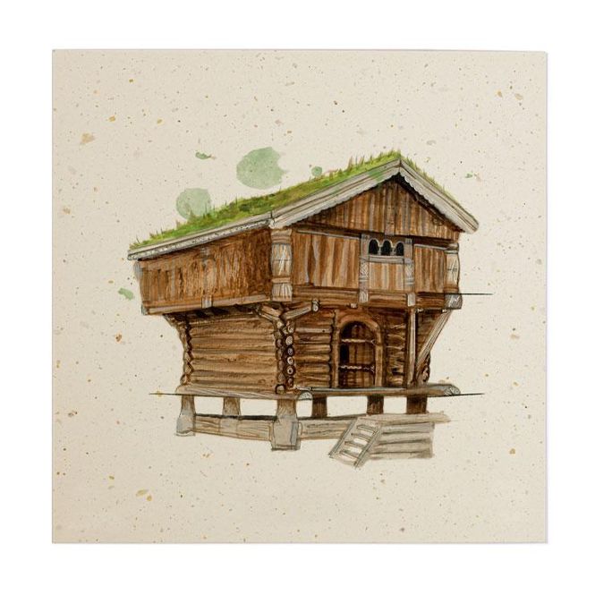 Hovedbilde Art of Norway - Kunstkort - Loft