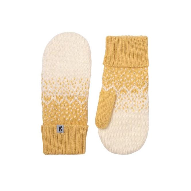 Hovedbilde Norlender - Snøstorm ullvotter - Gul