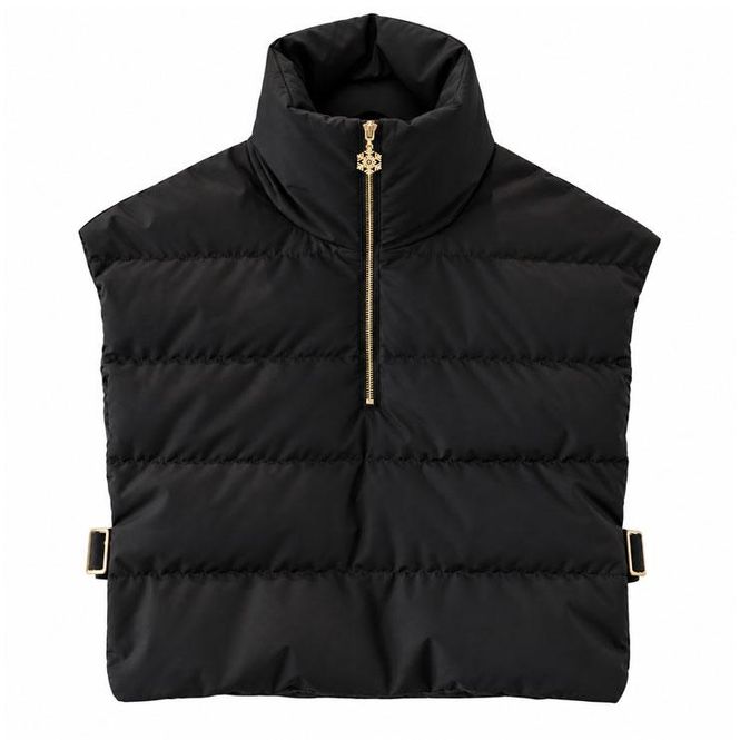 Hovedbilde THOQ - Vest kort dun sort