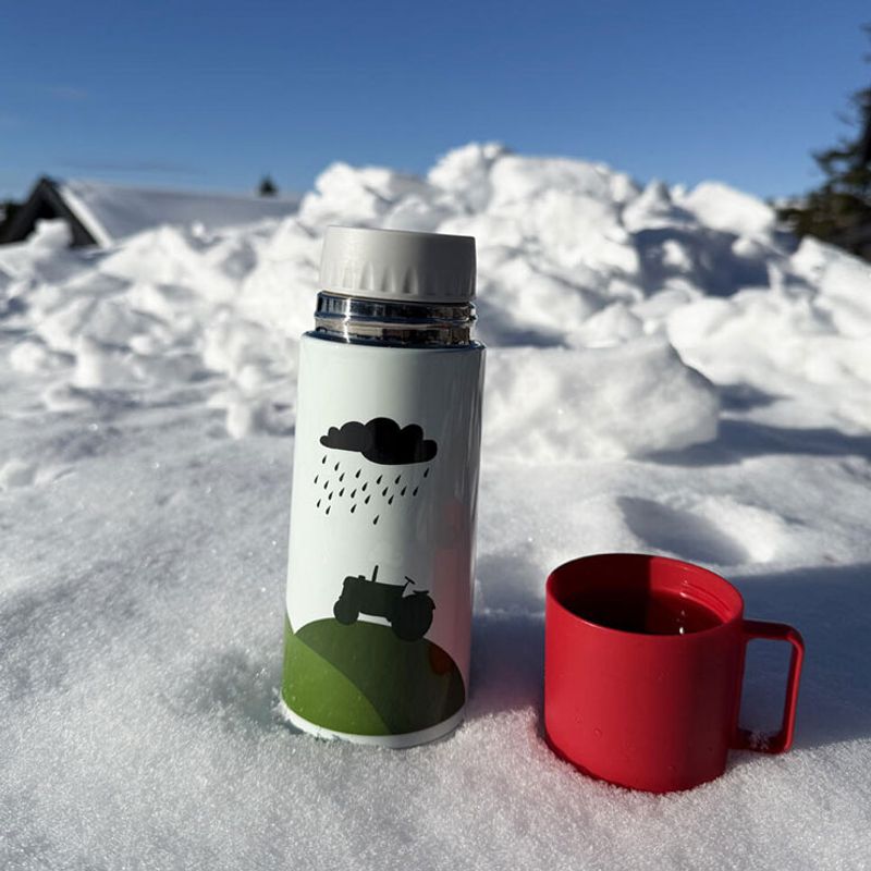 Blafre - Termos 350 ml - Traktor og låve