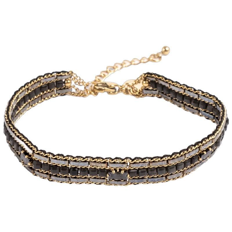 A&C - Celestial armbånd med obsidian