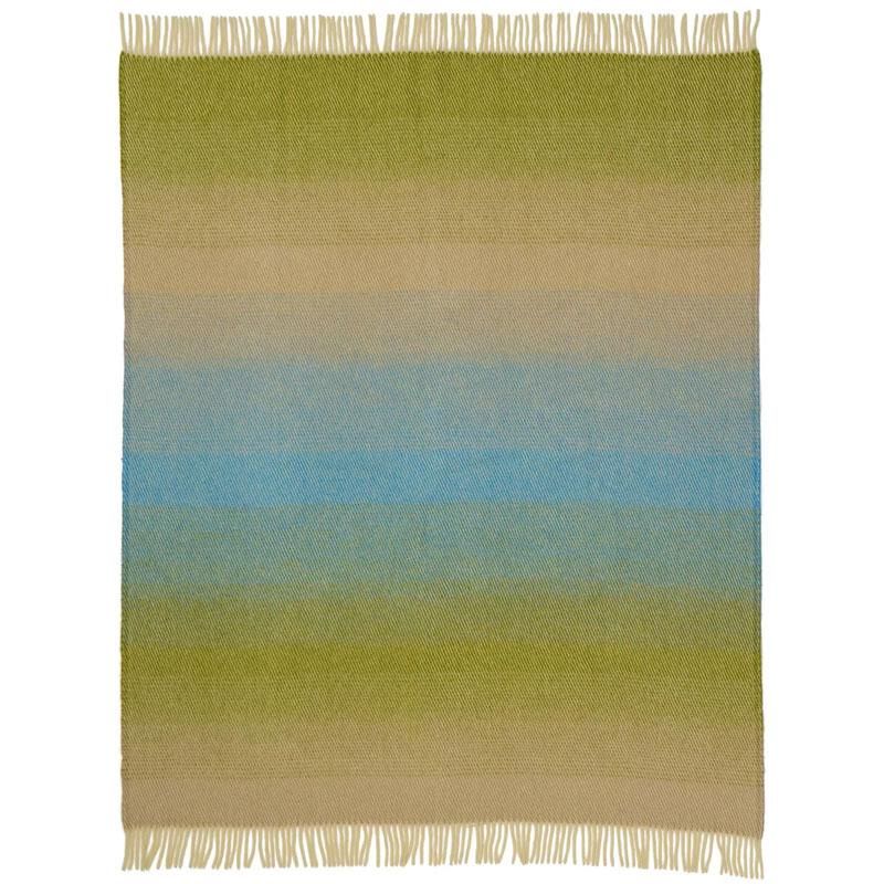 Klippan - Aurora ullpledd - Greenish Blue