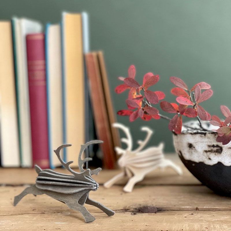 Lovi - Reinsdyr 8 cm - Grey