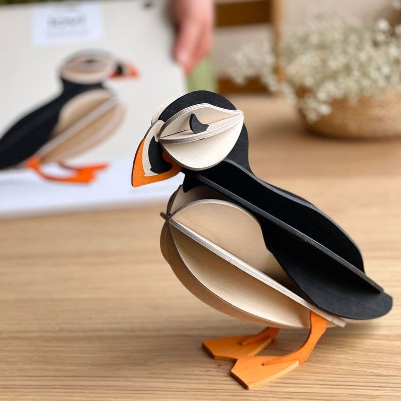 Lovi - Lundefugl 20 cm - Black Mix