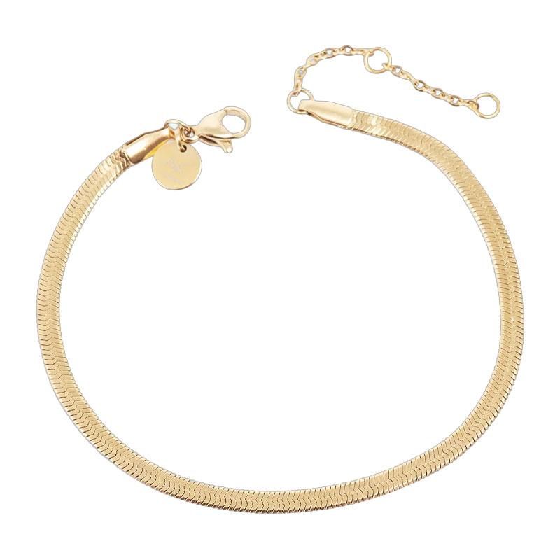 A&C - Snake Chain armbånd unisex - Steel 14K