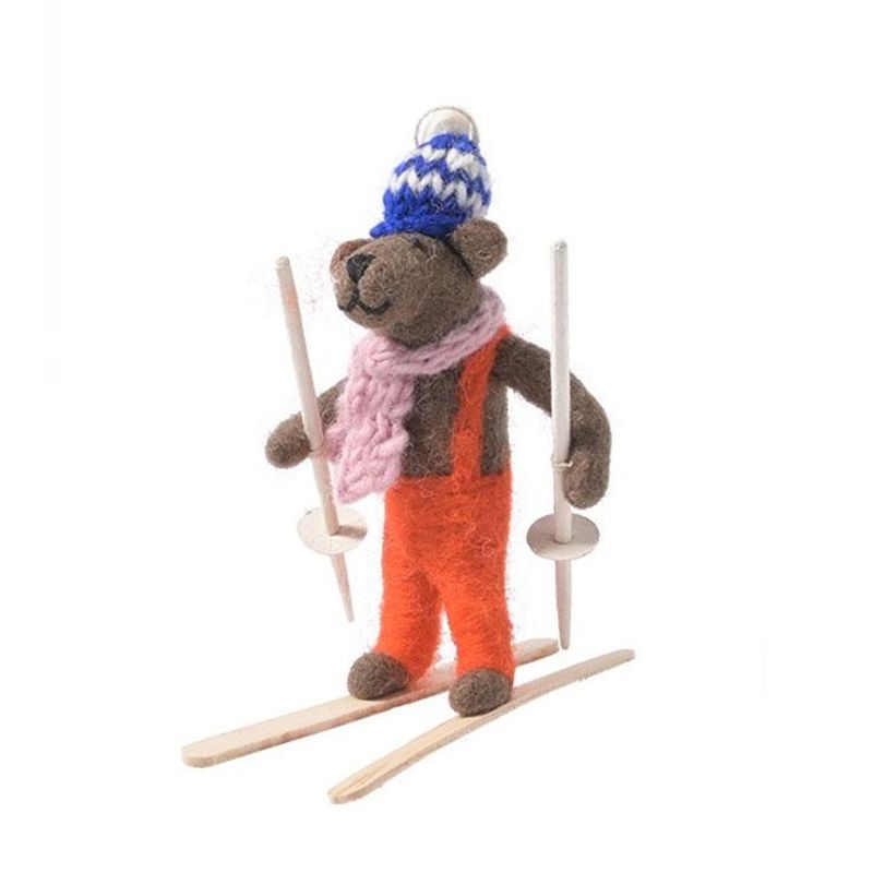 Aveva - Little Hangings - Sune skiing bear