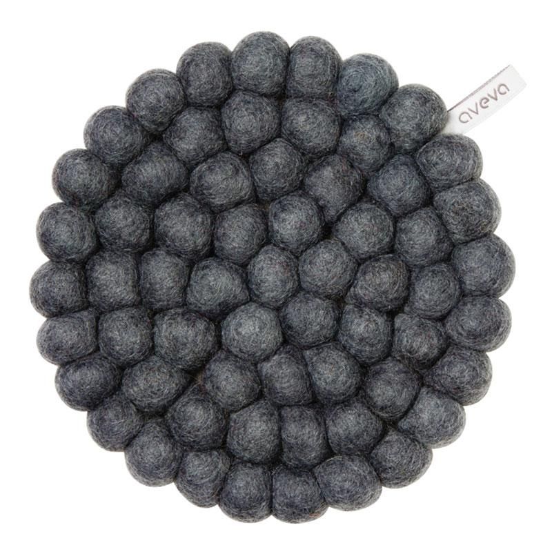 Aveva - Gryteunderlag rund - Dark Grey