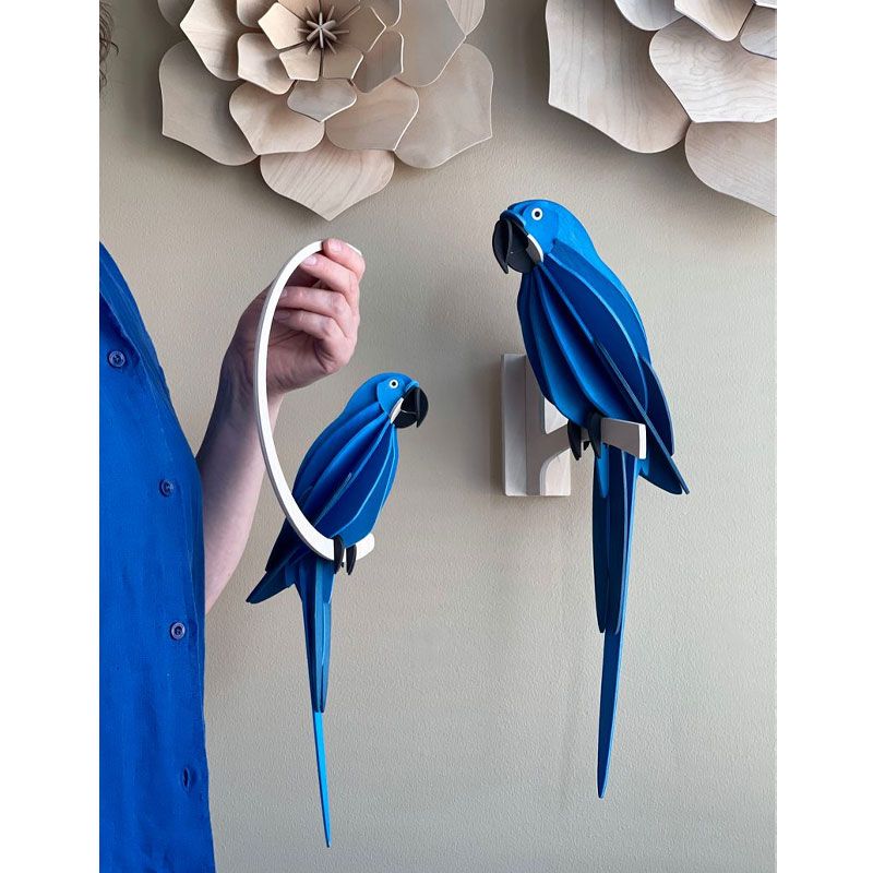 Lovi - Papegøye 26 cm - Hyacinth Macaw